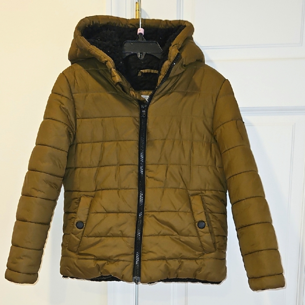 Michael Kors Olive Green Boy's Puffer Jacket Size 5/6